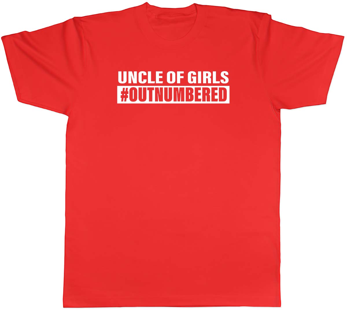 Uncle Of Girls outnumbered Unisexs Unisex TShirt Tee S