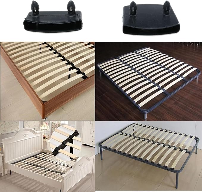 36X WYMIENNE UCHWYTY NAKŁADKI NA POŁAMANĄ LISTWĘ STELAŻ ŁÓŻKA do SYPIALNI