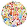 64 Summer Drink Graffiti Stickers: Waterproof Decoration for Skateboards, Notebooks, Water Cups