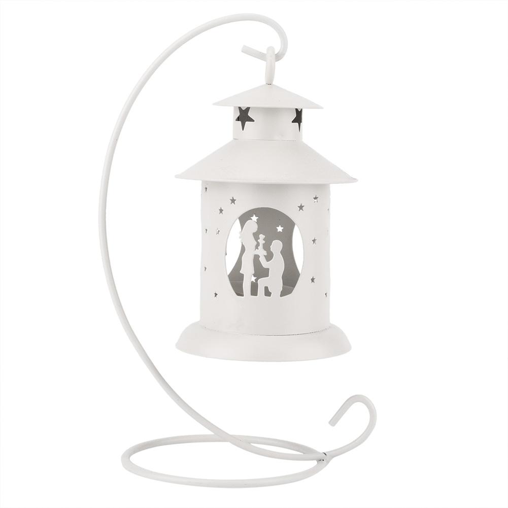 Lover Decor Hollow Out Candlestick Hanging Candle Holder Household Decoration Ornament