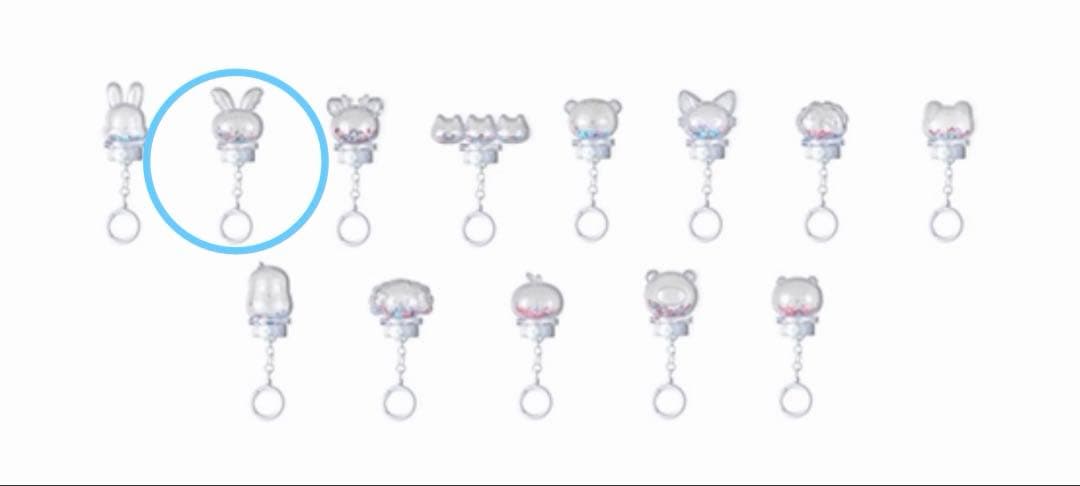 [USED] Seventeen (SEVENTEEN) Lightstick Parts Keyring Jongtram