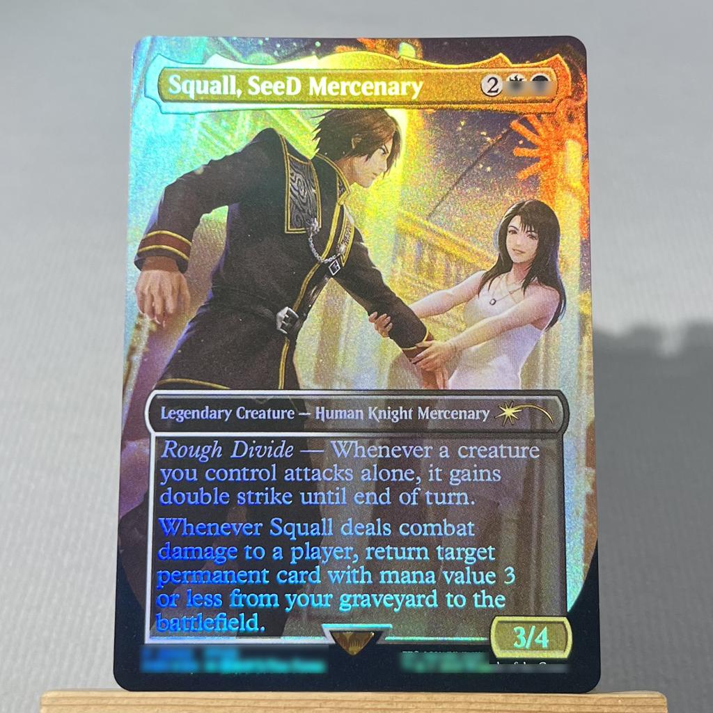 FIN FIC FOIL4-001 Karta proxy TCG magiczne karty Chmura, Najemnik z Midgaru Przywołaj Bahamuta Vivi Ornitier Błyskawica, Armia Jednego zbierz