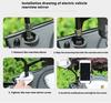 2025 Universal Aluminum Alloy Bike Motorcycle Electric Scooter Phone Holder - Anti-Shake & Adjustable Car Navigation Mount
