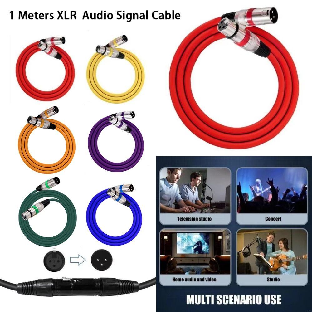 3Pin XLR  Audio Signal Cable Microphones Shielded Cable  for Mixer Microphone Balanced Cable