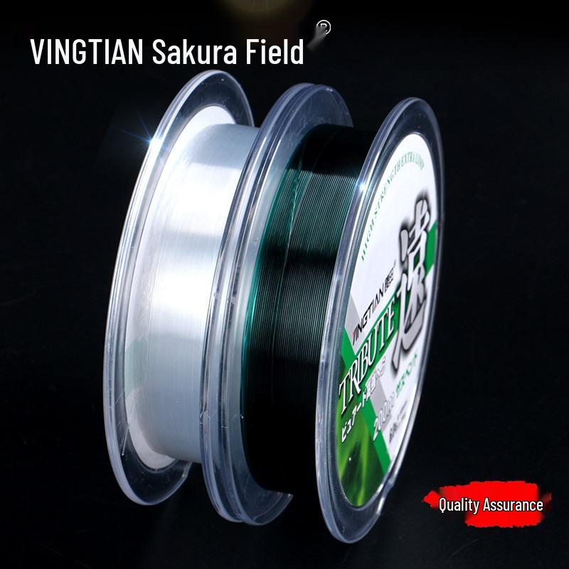 200m Nylon Fishing Line - High Tensile Strength for Main & Sub-line, Ideal for Competition, Lure, Sea Fishing, Long Cast & Rod Casting