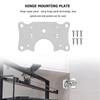 2/4/6/8/10pcs Stainless Steel Hinges Cabinet Door Fixing Plate Repair Mounting Gaskets Kitchen Cupboard Furniture Hardware