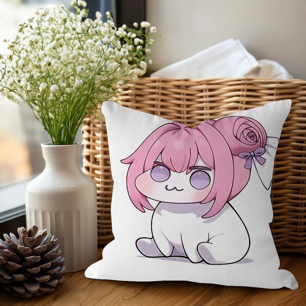 Anime Doro Pillowcase Toon Gift Cushion Cover Bedroom Home Sofa Chair Seat Decor Pillow Case