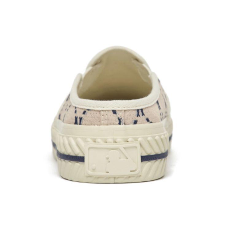 MLB Playball Mule Fabric Fashion Casual Half Slippers Non-Slip Shock Absorbing Wear-Resistant Lightweight Breathable Low-Top Sneakers 3AMUMDB2N-50BGS