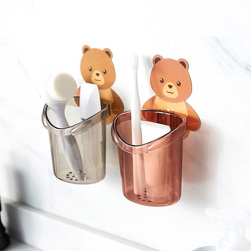 LIEI Bear Hug Wall-Mounted Bathroom Storage Organizer