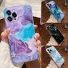 Watercolor Abstract Marble Pattern Case For Apple iPhone 17 16 15 14 13 12 11 Pro Max 16 Plus 16E 17Air 17Pro Phone Cover Funda