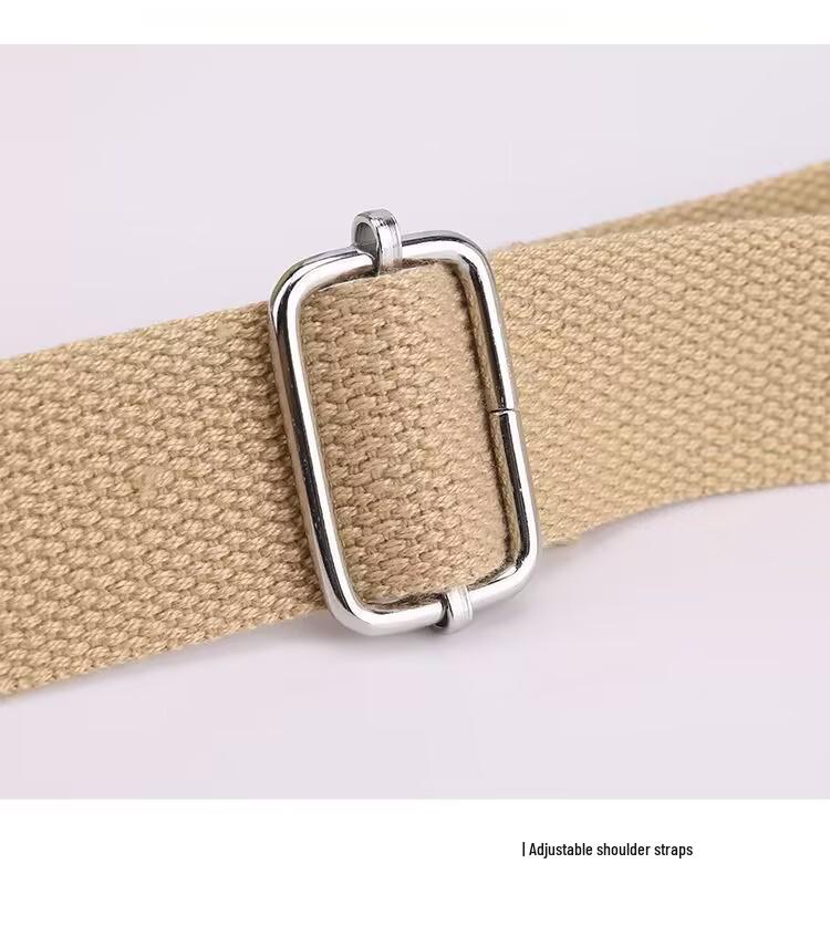 Damen Canvas Lunchtasche mit großer Kapazität und mehreren Fächern – Ideale Umhängetasche für Büro oder Mütter.