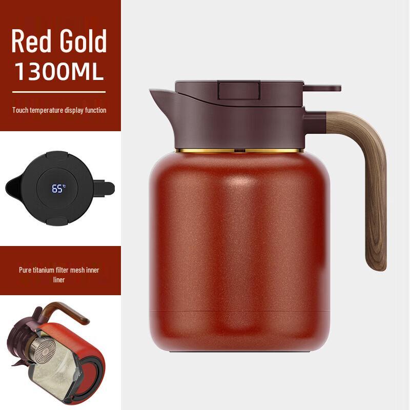 

SAMADOYO Titanium Insulated Stewing Teapot with Temp Display