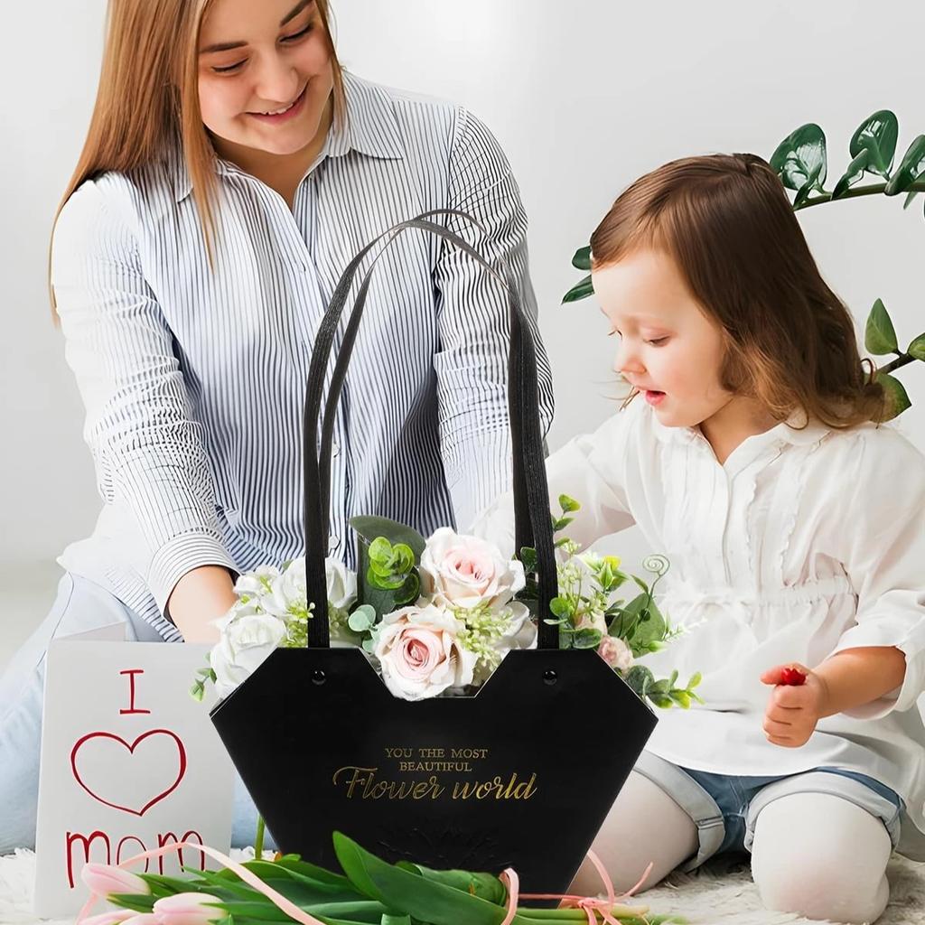 10-40PCS Holiday Flower Packaging Box Flower Candy Gift Bouquet Flower Arrangement Packages DIY Floral Material Party Supplies