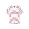 Breathable Striped Short Sleeve T-Shirt Men Tops White DM8880-100