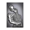 Metal Figure Statue Art Poster High Definition Printing Canvas Painting Prints Couple Sculpture Living Room Home Decor Picture