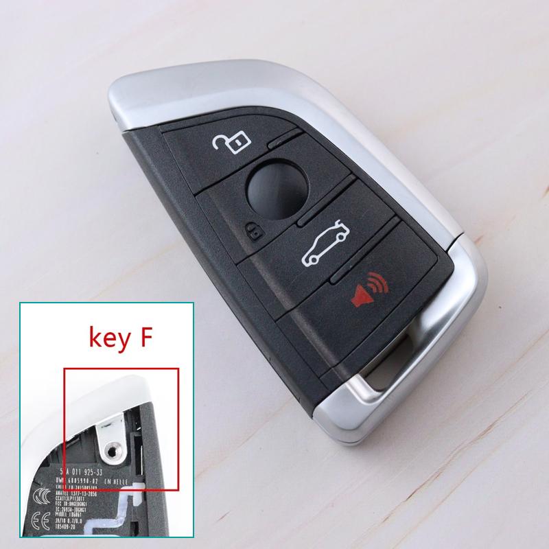 3 4 Buttons Car Key Fob Case Shell Housing For Bmw 1 2 7 Series X1 X5 X6 X5M X6M F G Class F15 F16 G30 7 Series G11 X1 F48 F39