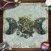 Square Flannelette Tarots Altar Cloth Board Game Pad Astrological Oracles Table Cover Card Mat Divinations Tablecloth