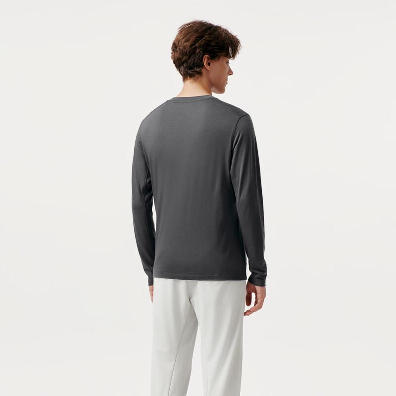 Tanboer Men's 100% Wool Round Neck Sweatshirt 5532221A
