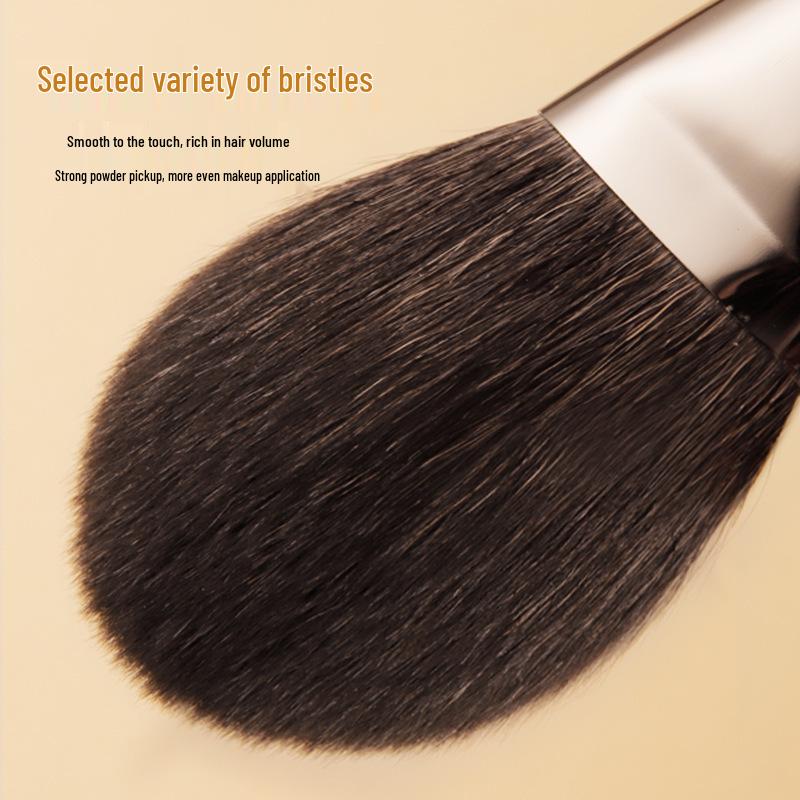 Natural Animal Hair Makeup Brush Set - Full Collection