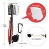 Golf Club Cleaner Golf Cleaning Brush With Carabiner Groove Sharpener Cleaner Multi Style Golf Sports Accessories Drop Ship 5