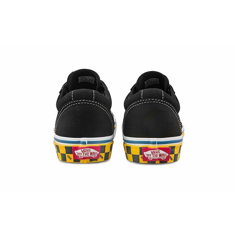 Vans Active Low Top Kids Skate Shoes Kids Sneakers Black White VN0A38J92B3