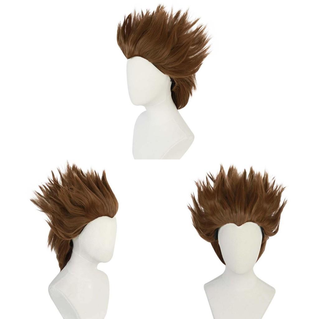 Cosplay Wig Brown Short Hair With Hightemperature Silk For Scene Role Play