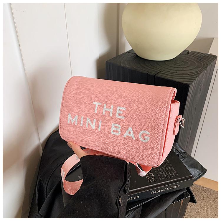 Compact Square Shoulder & Crossbody Bag - Versatile & Stylish for Women розовый