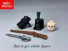 MOC Mattoncini Esercito Britannico Guerre Napoleoniche Figura Blocchi da Costruzione Spada Pistola Armi Militari Accessori Giocattolo per Bambini