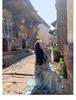 Elegant French Spaghetti Strap Beach Resort Dress with Versatile Print and Slimming Fit
