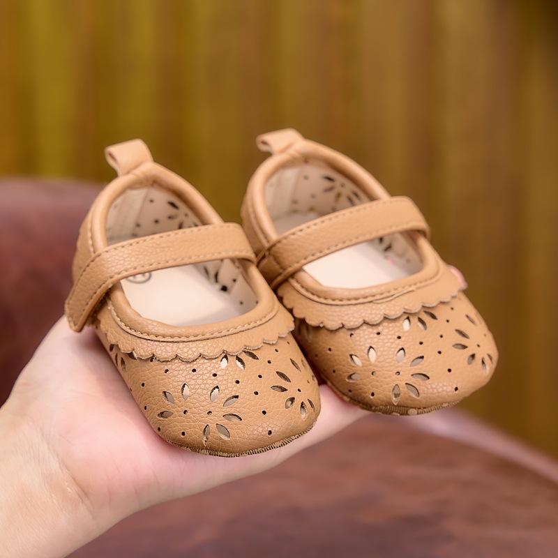 Soft Sole Breathable Baby Girl Toddler Shoes for Ages 0-1 - Spring/Autumn Casual Princess Shoes