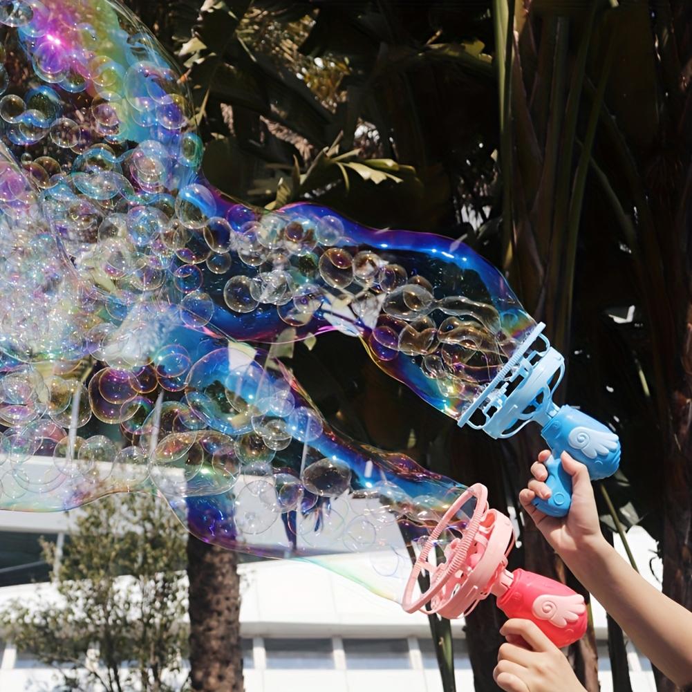 New fancy double-bubble blowing toy, outdoor bubble gun, bubble machine, a great gift choice and perfect as a holiday gift toy