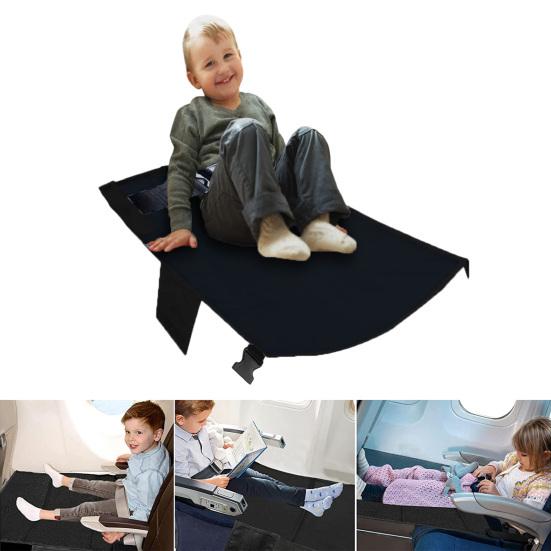 Baby Airplane Bed Foldable Anti-slip Strong Load Bearing Quick To Set Up Extra Fixing Strap Seat Extension Easy Storage