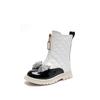 Mädchen Mode Kurze Stiefel Herbst Mädchen Einzelstiefel Mode Kinder Lederstiefel