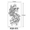 Small Full Arm Tattoo Sticker, Flower Letters, Plain Flower Tattoo Sticker Tattoo