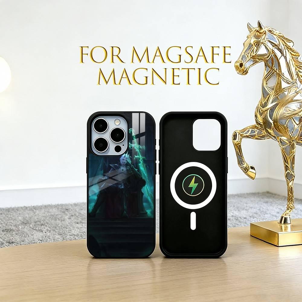 Ruined King Phone Case For iPhone17,16,15,14,13,12,11 Plus,Pro Magnetic For Magsafe Wireless Charging