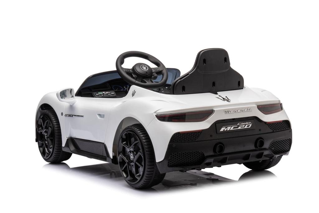 Battery Powered Ride-On Car Maserati Gt Cabrio Remote Control White