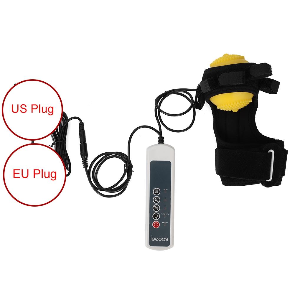 Infrared Heating Massager Electric Finger Recovery Training Silicone Rehabilitation Balls 110V-