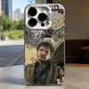 P-Pedro Pascal White Shockproof Phone Case For iPhone 16,15,14,13,12,11,Pro,XS,Max,Plus,Mini,SE