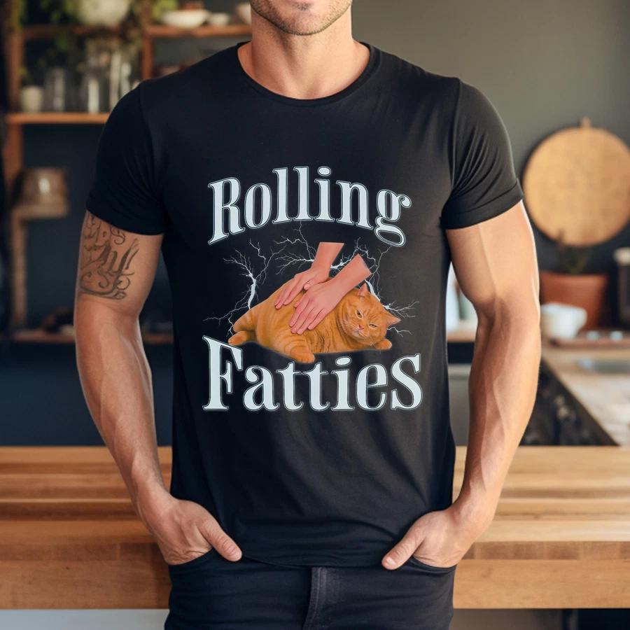 

Rolling fat cat T-Shirt XL