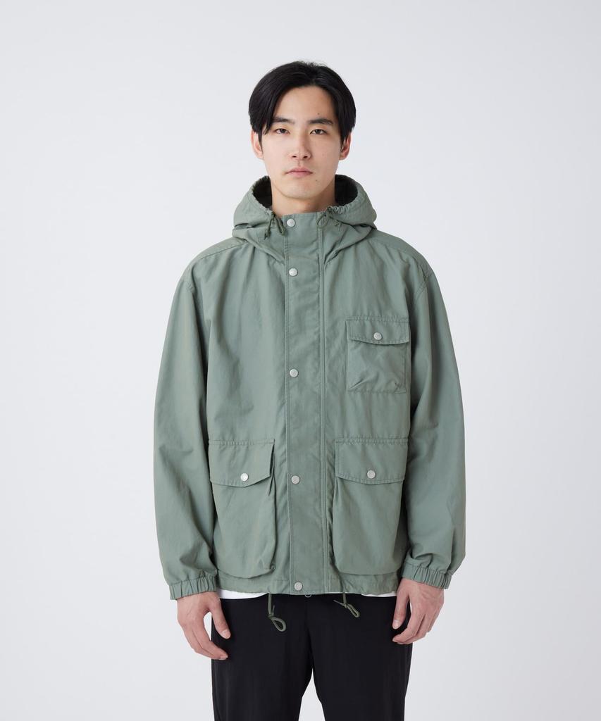 Snow Peak Light Dobby Cloth Parka Hoodie FOLIAGE M JK-26SU009 (Men's/Women's)