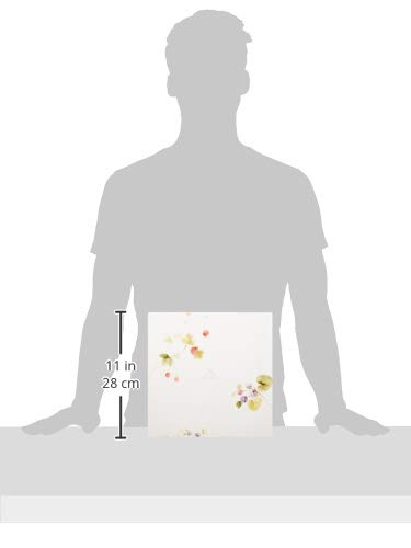 NARUMI Lucy Garden Plate Set, 24cm Diameter, Berry Pattern, Set of 2, Stylish and Cute Relief Design, Microwave and Dishwasher Safe, Gift Boxed, 96011