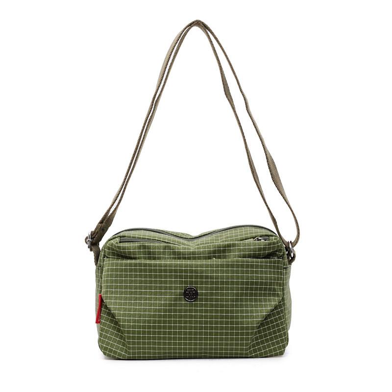 Minimalist Nylon Crossbody Bag With Zipper For Daily Casual Wear