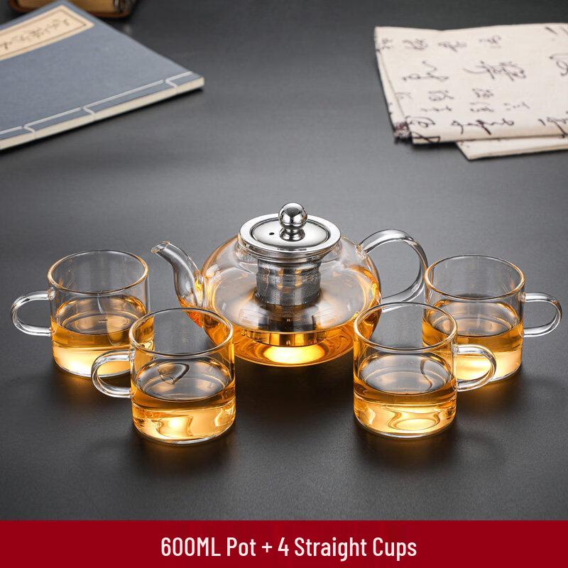 ZISIZ Heat-Resistant Glass Teapot