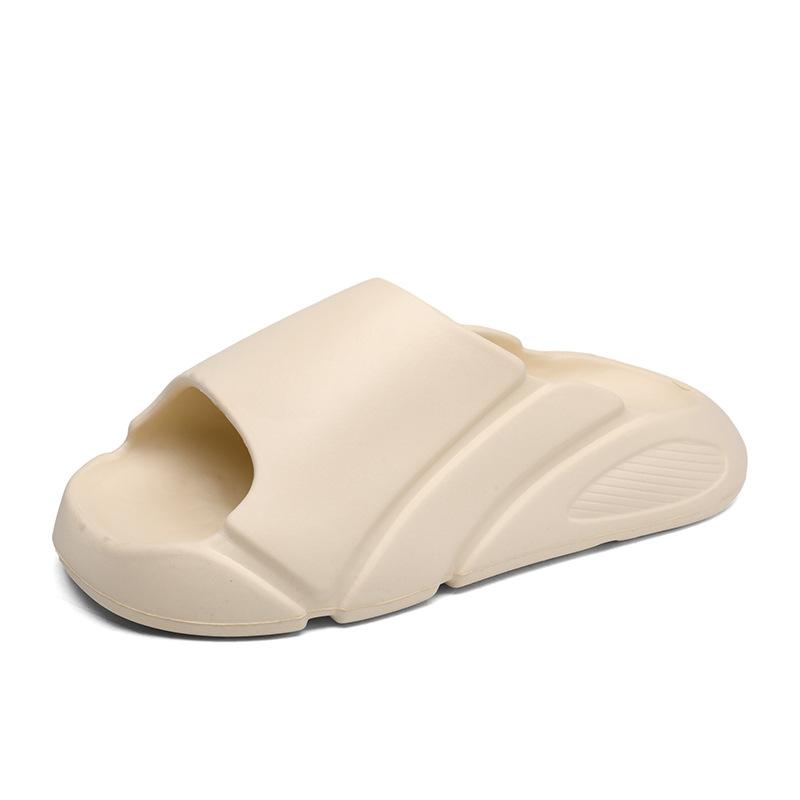 

Slippers men s trend 2025 new summer dual-purpose outer wear non-slip thick-bottomed one-word drag stepping on shit beach sandals 45