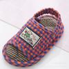 Children's slippers indoor soft bottom home silent boys and girls cotton and linen fabric bottom slippers spring and autumn seasons