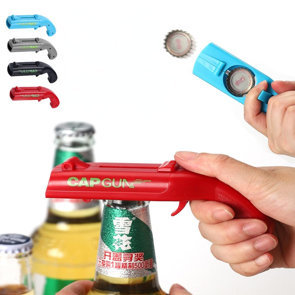 Cap Gun Beer Opener Bottle Flying Cap Launcher Shooter Party Drinking Game  Toy Kitchen Gadget Bar Accessories osta soodsalt — hind, tasuta tarne,  ausad arvustused — Joom