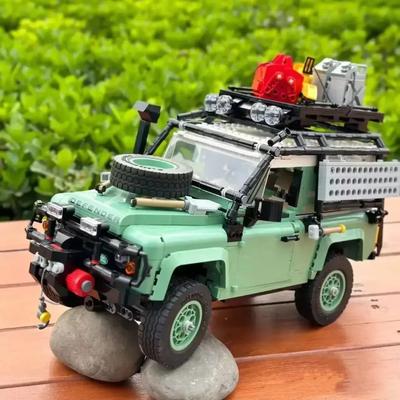 Nuevo Land Rover Defender 90 de Alta Tecnología Ladrillos 10317 Super Coche de Carreras Todoterreno Bloques de Construcción Juguetes para Niños Regalos de Navidad