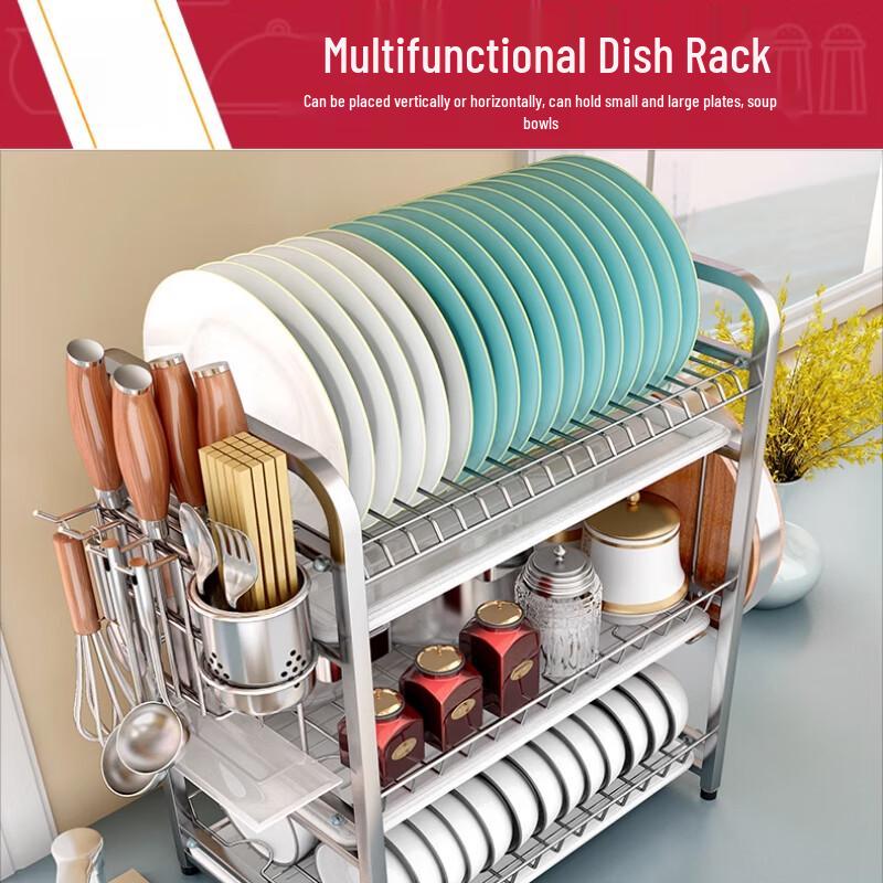 3-Tier Kitchen Dish Drying Rack