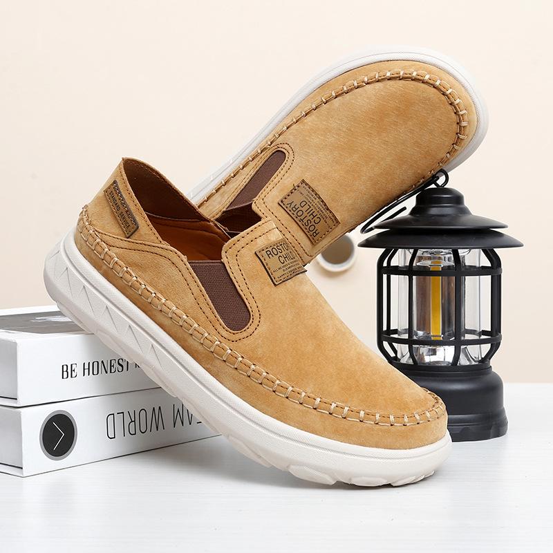 

Осень 2024 года, зарубежная торговля, хит продаж, большие размеры, мужские кожаные повседневные чехлы для ног Doudou 38