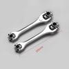 Professional Socket Wrench Spanner 8 in 1 Alloy Steel Construction 360°Swivel Head Tight Space Access 5/16in-3/4in